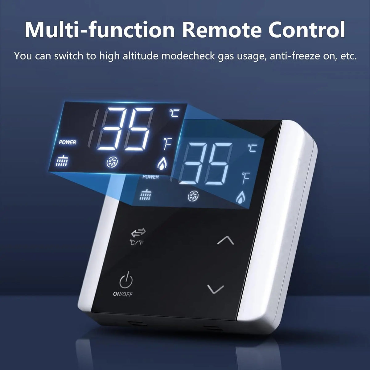 Tacleekii Tankless RV Water Heater With Remote Control