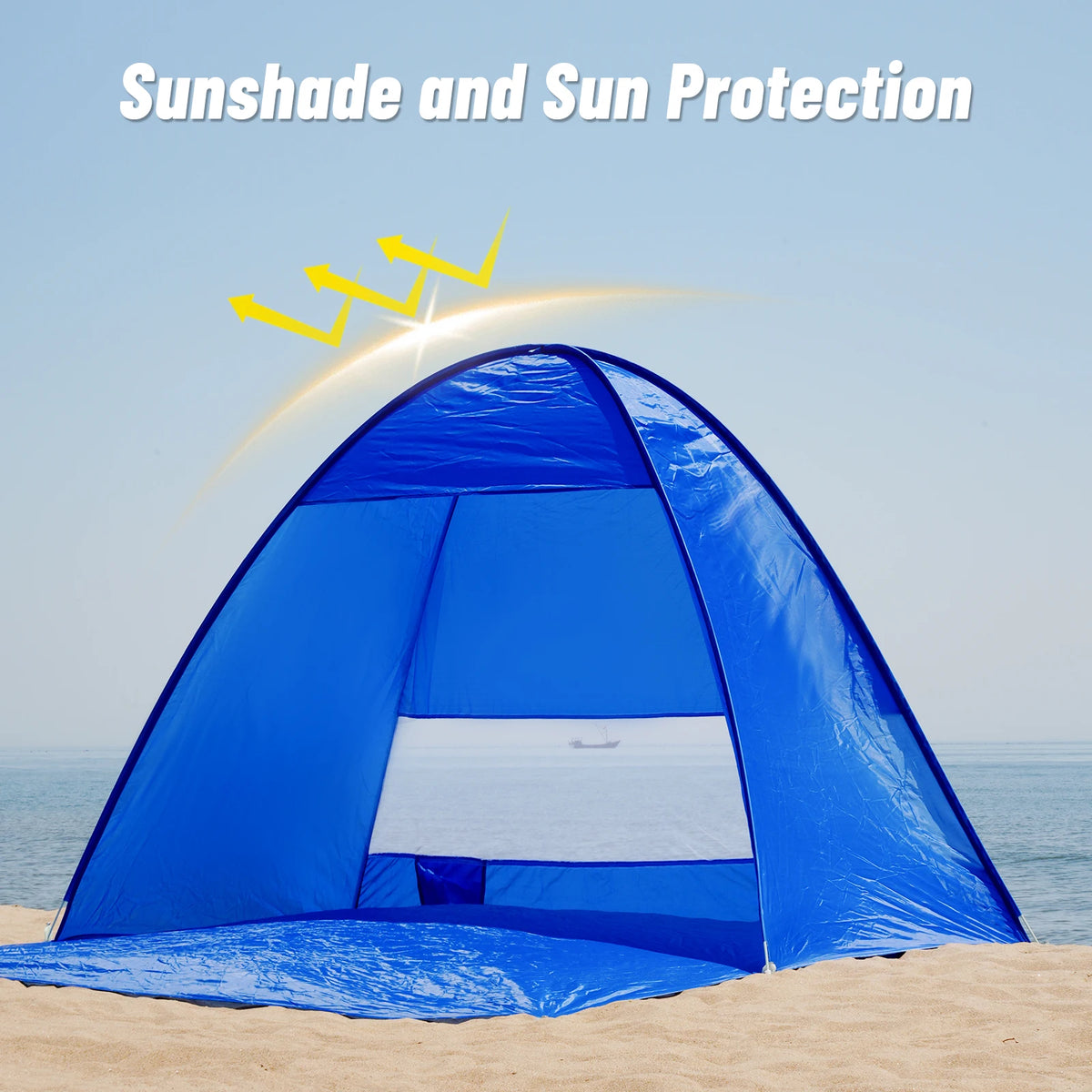 Auto Open Portable Sun Shelter With UPF 50 Protection