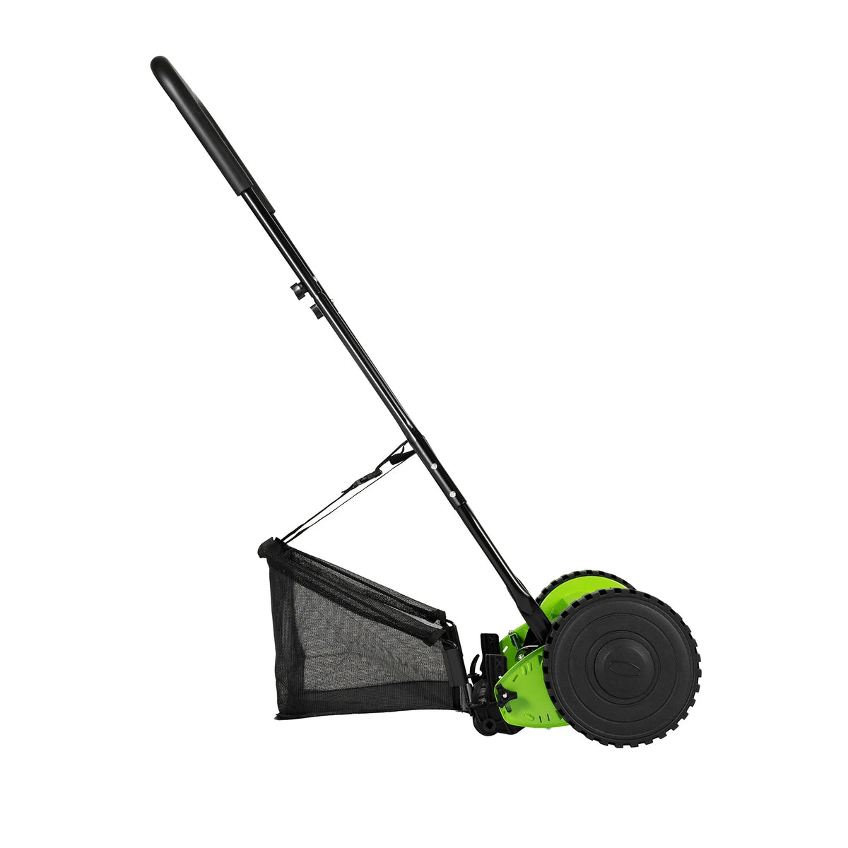 Bymaocar Manual Lawn Mower With Adjustable Height And Grass Catcher
