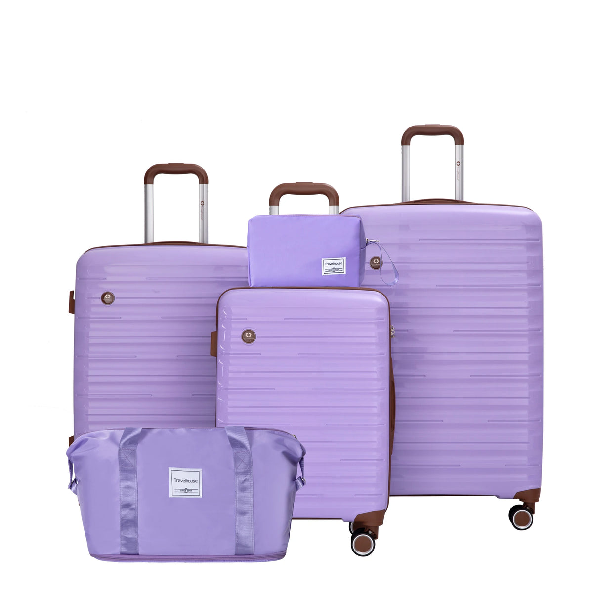 Travelhouse Luggage Set With Spinner Wheels And TSA Lock