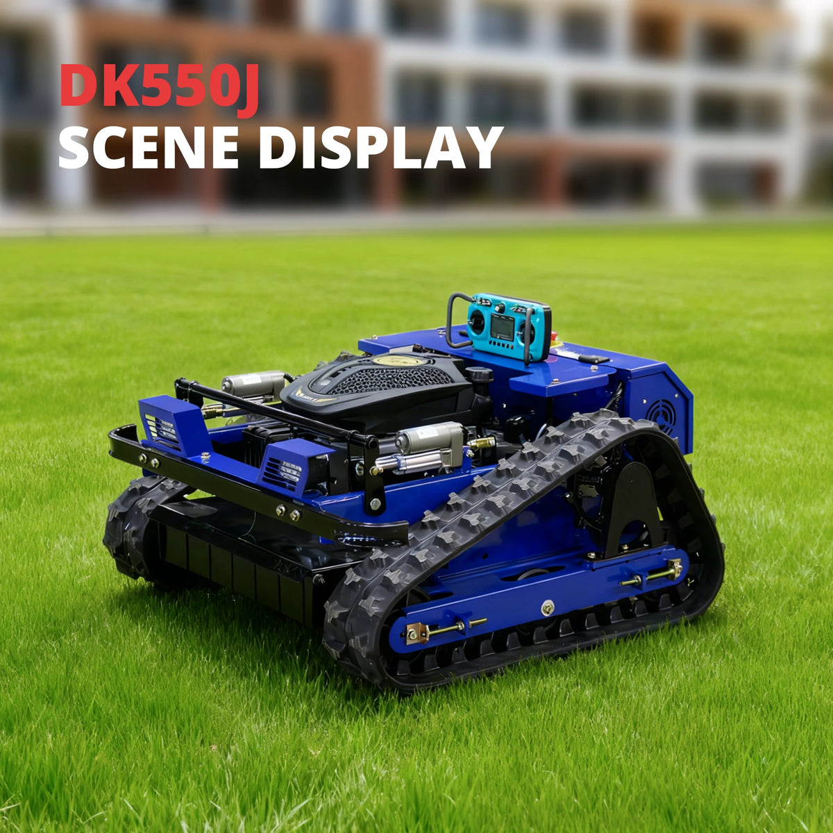 DEEPKRON 4WD Remote Control Robotic Lawn Mower for All Terrain