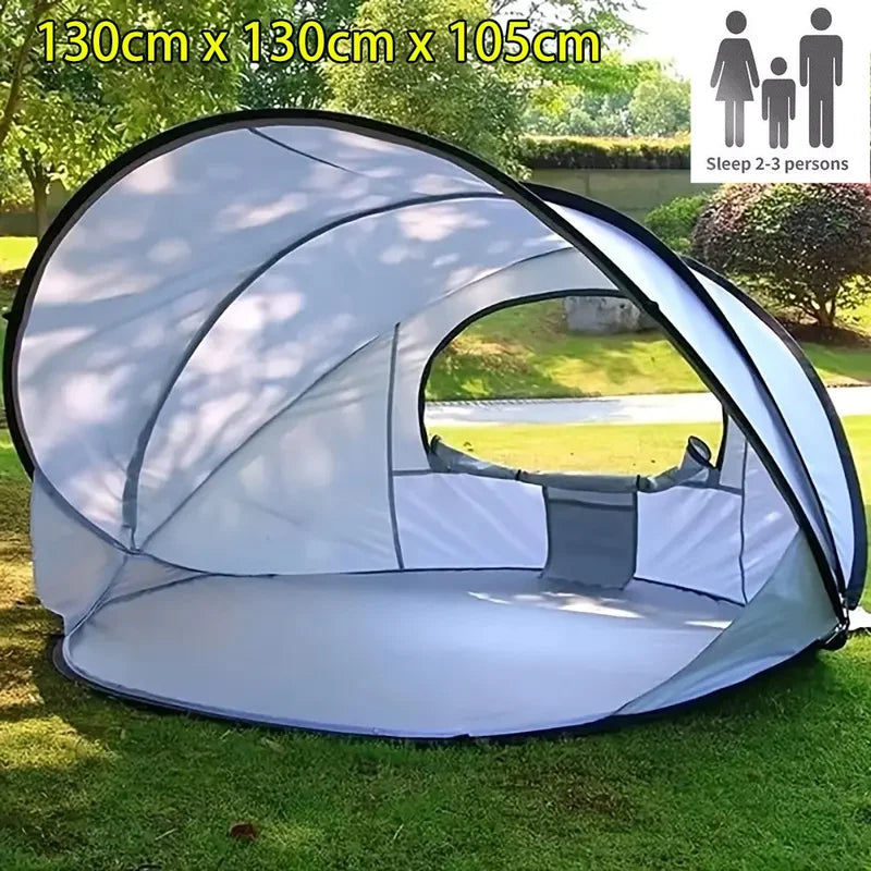 Portable Pop Up Beach Tent With UV Resistant Sun Shade Canopy