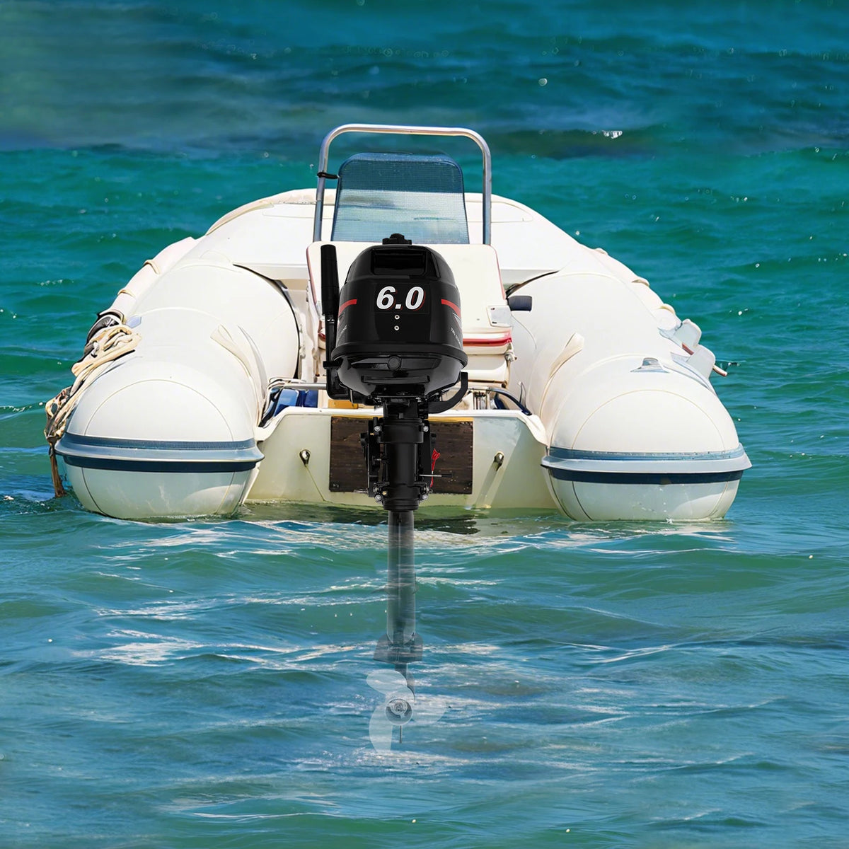 6Hp Two Stroke Outboard Motor For Inflatable Fishing Boats