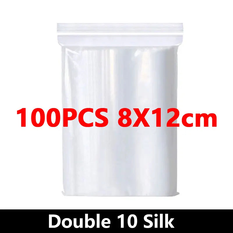 Durable Reclosable Plastic Ziplock Bags For Food And Jewelry