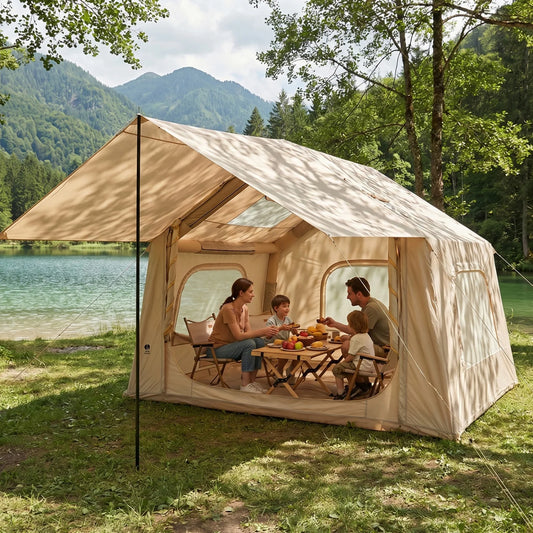 HiMISS Inflatable Camping Tent Quick Setup Outdoor Shelter