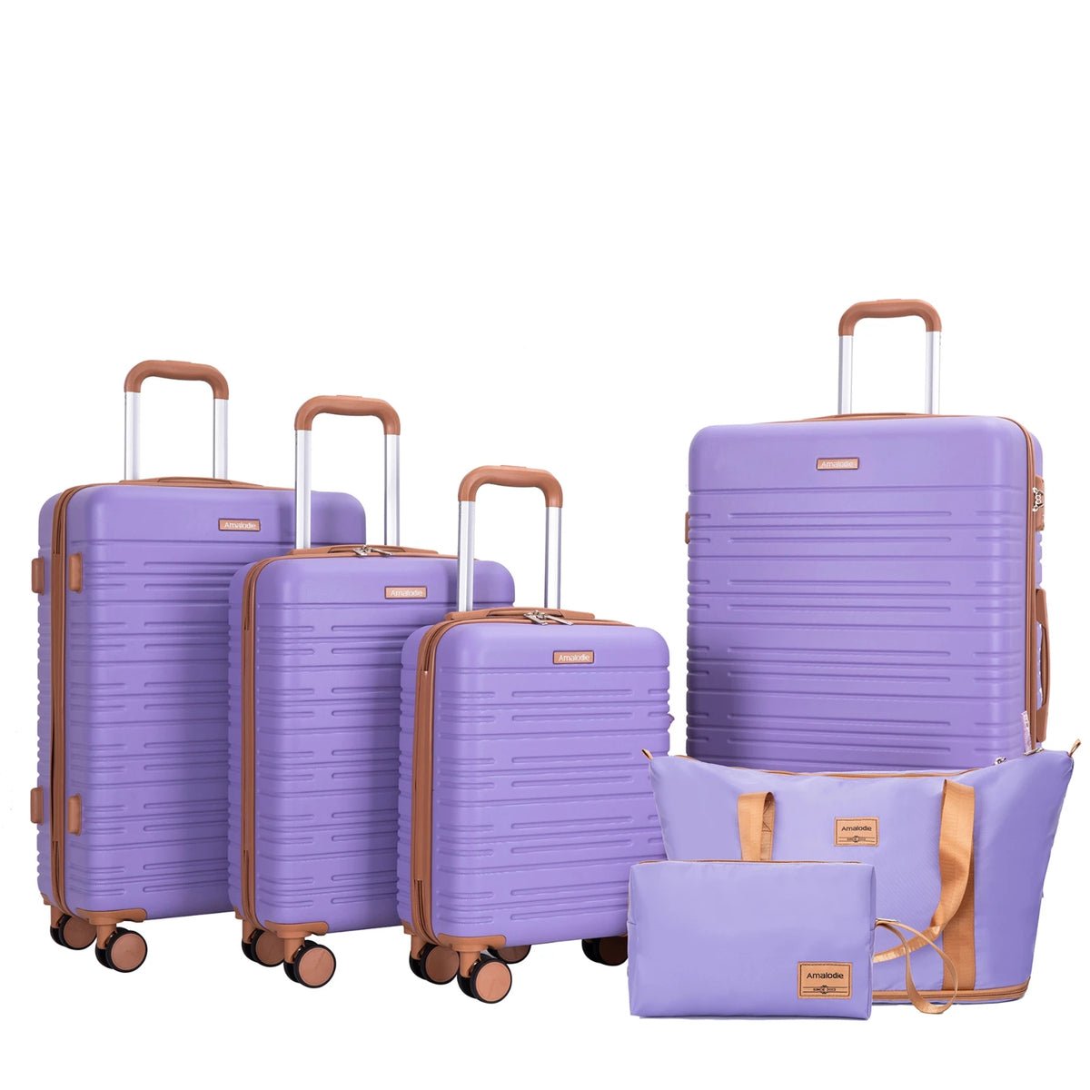 TRIPCOMP Hardside Spinner Luggage Set With TSA Lock And Duffle