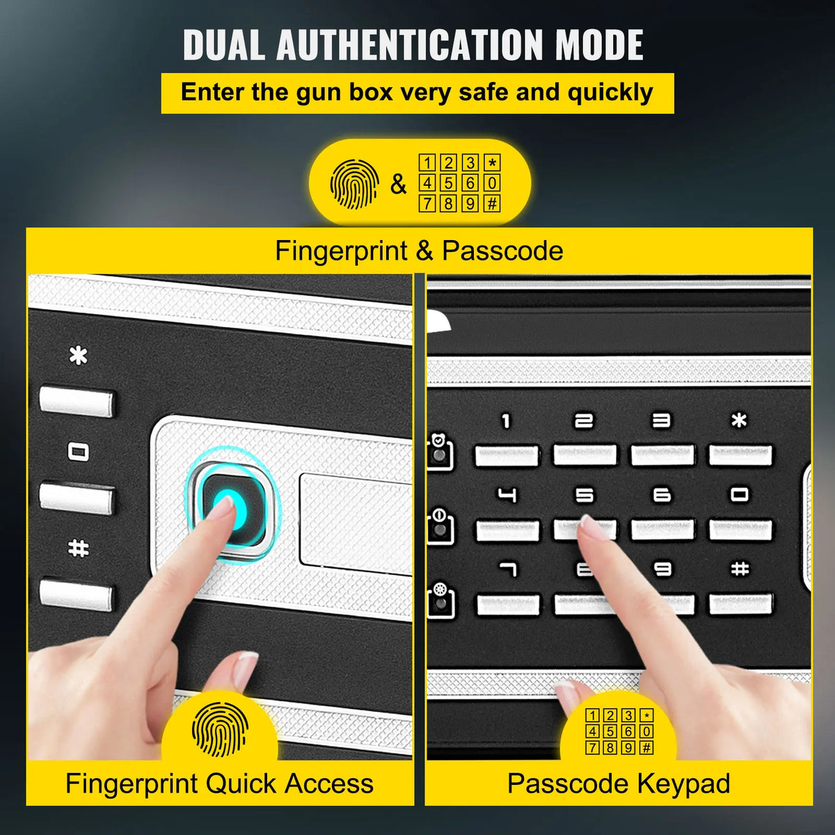 Digital Fingerprint Safe Deposit Box For Money Storage