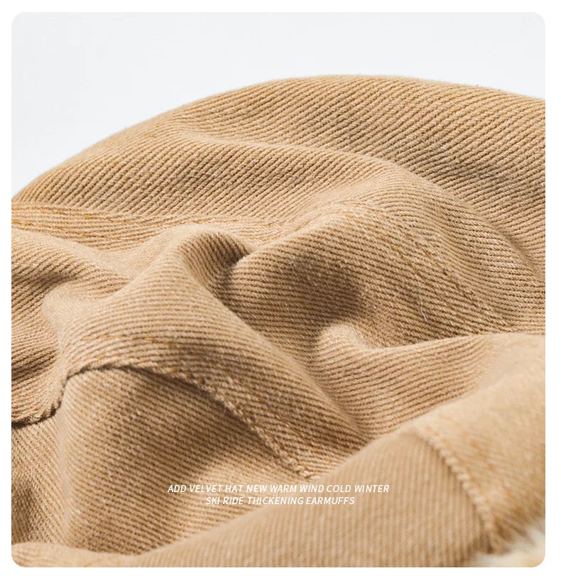 Unisex Russian Ushanka Fur Hat With Warm Earflap Protection
