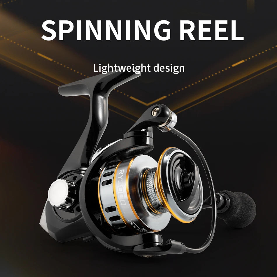 Rooblinos RY Spinning Reel With Aluminum Spool And Smooth Action