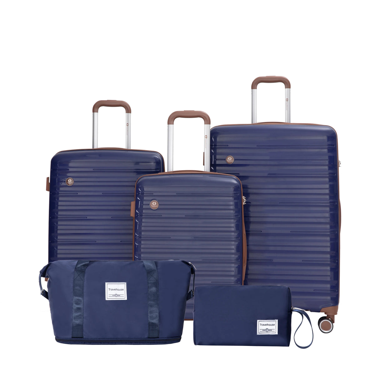 Travelhouse Luggage Set With Spinner Wheels And TSA Lock