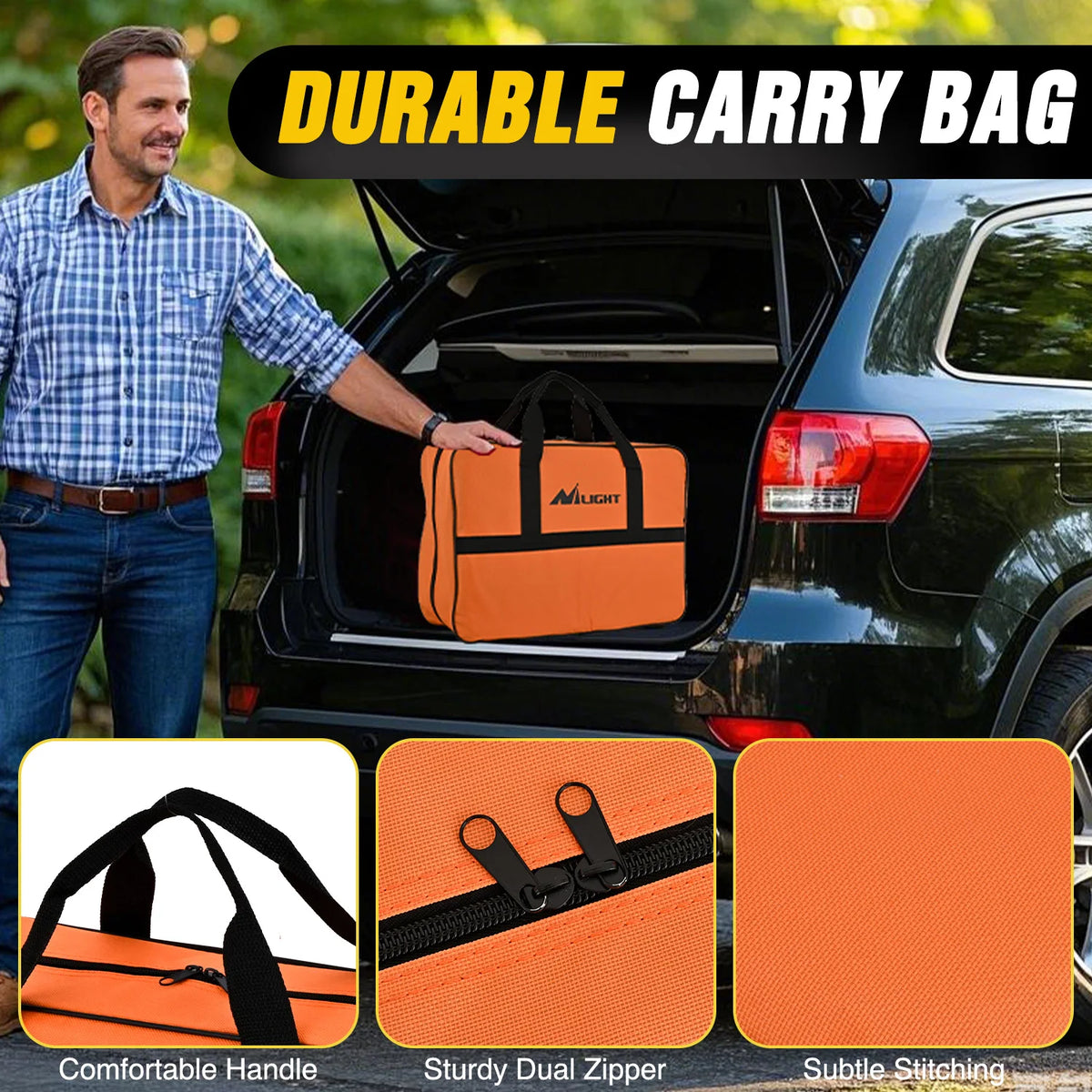 Nilight Car Emergency Kit Jumper Cable First Aid Roadside Set