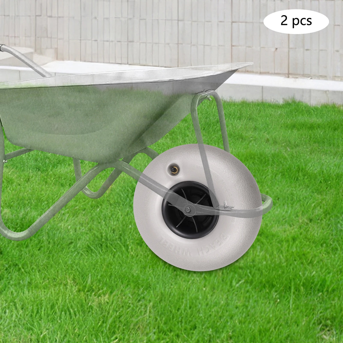Inflatable Beach Wheels for Kayak Canoe Cart and Wagon