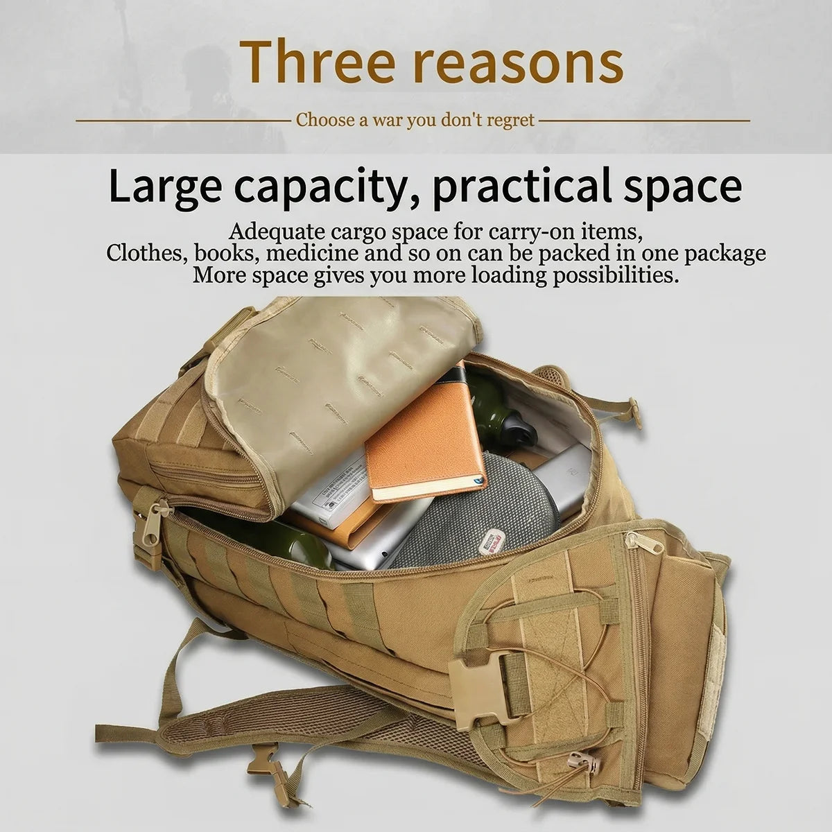 ReFire Gear Hunting Rucksack With Molle System For Outdoor Adventure