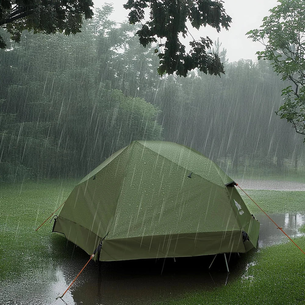 Night Cat Elevated Single Person Camping Cot Tent With Rainfly