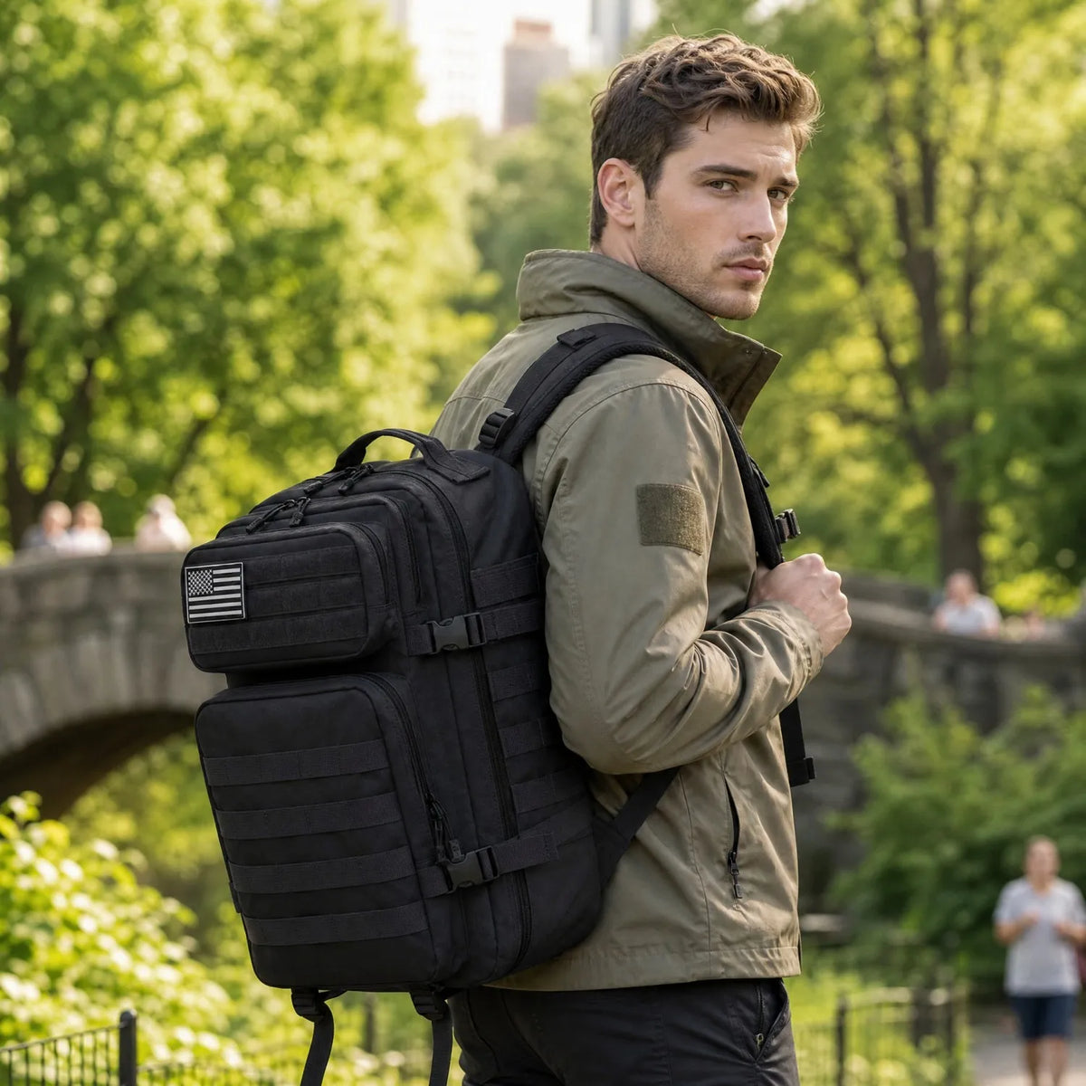 ReFire Gear Tactical Travel Backpack With Molle Storage Design