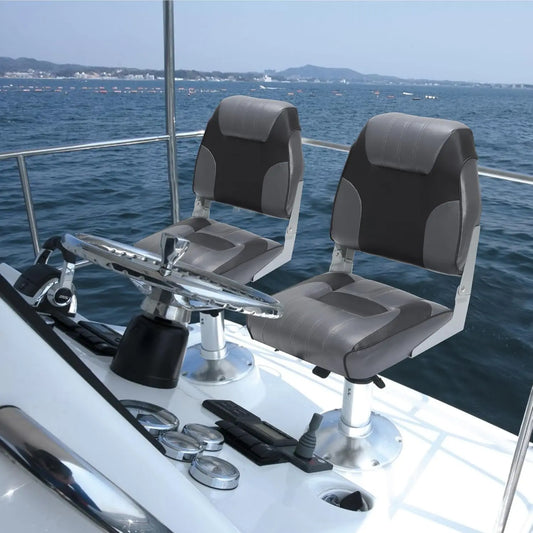 Twister CK High Back Folding Boat Seats With Thick Foam