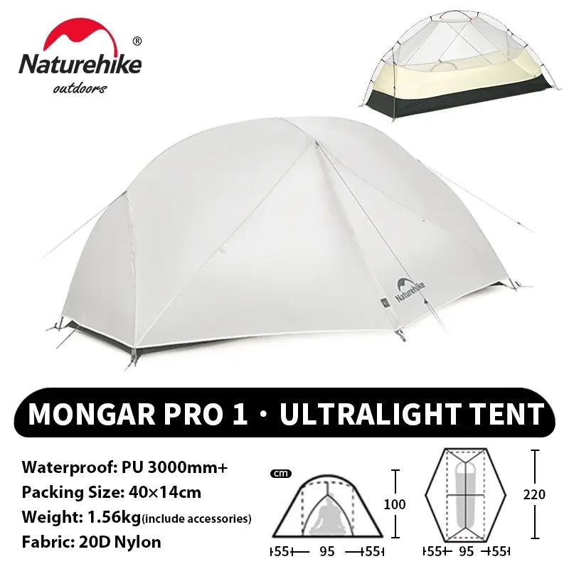 Naturehike Mongar Pro Ultralight Waterproof Backpacking Tent