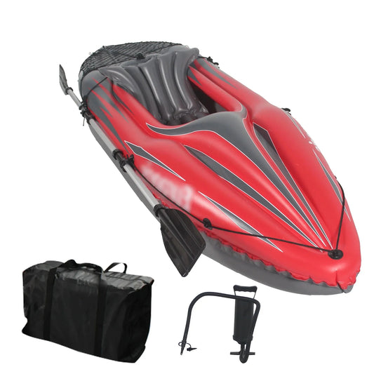HHSJZWCY Inflatable One Person Kayak With Pump And Accessories