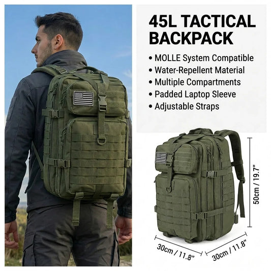 ReFire Gear Tactical Hunting Backpack With Multiple Pockets