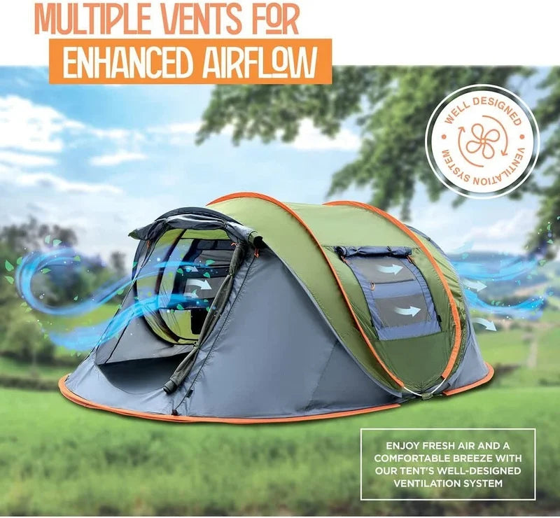Maple99 Outdoor Pop Up Camping Tent With Waterproof Protection