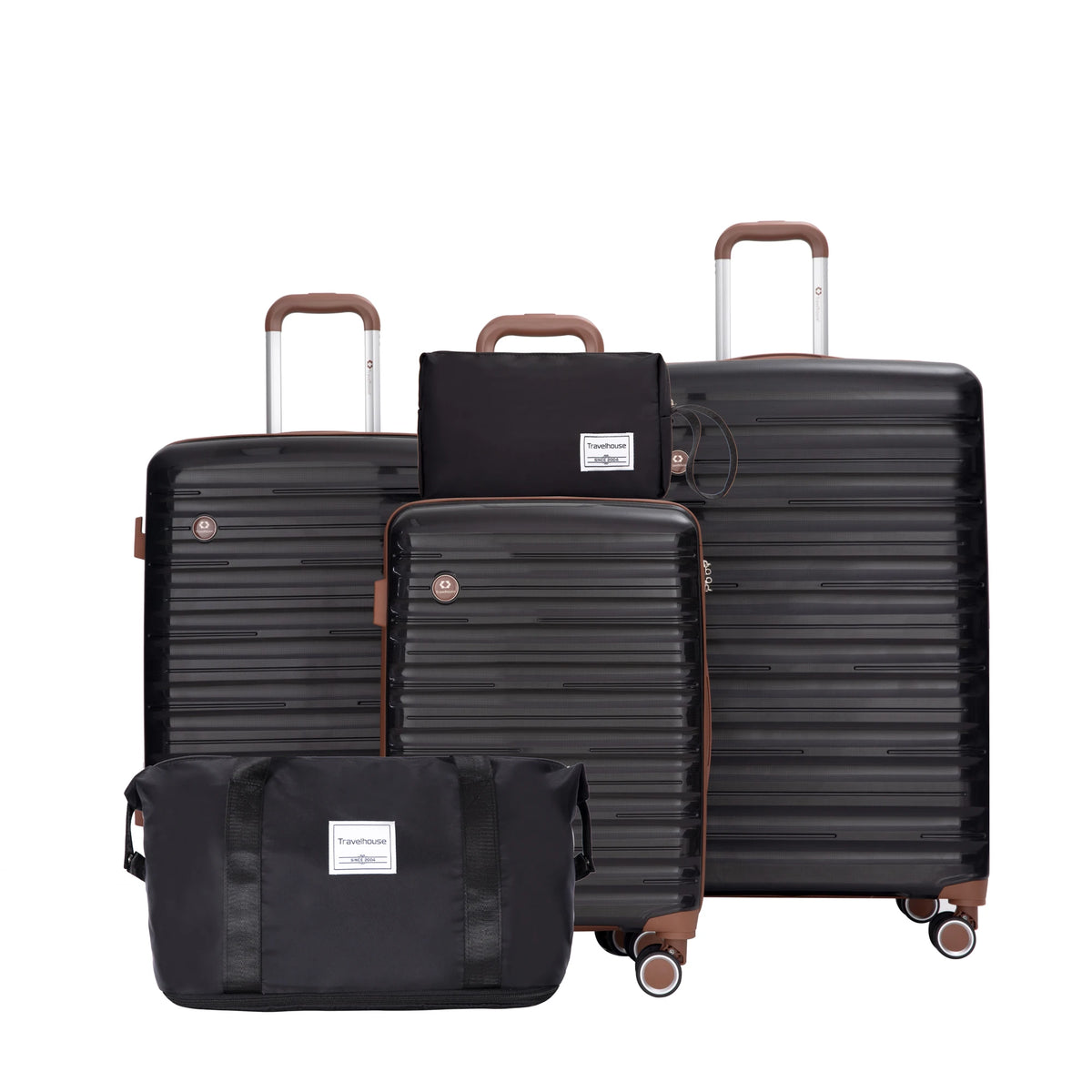 Travelhouse Luggage Set With Spinner Wheels And TSA Lock