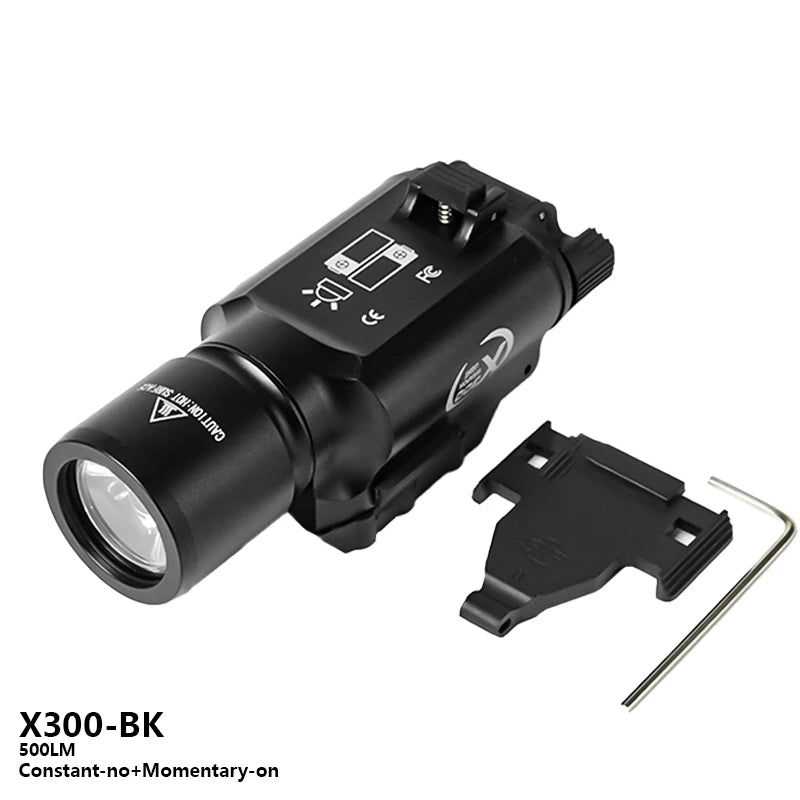 Tactical Aluminum Alloy Scout Light Compatible With 20mm Rail
