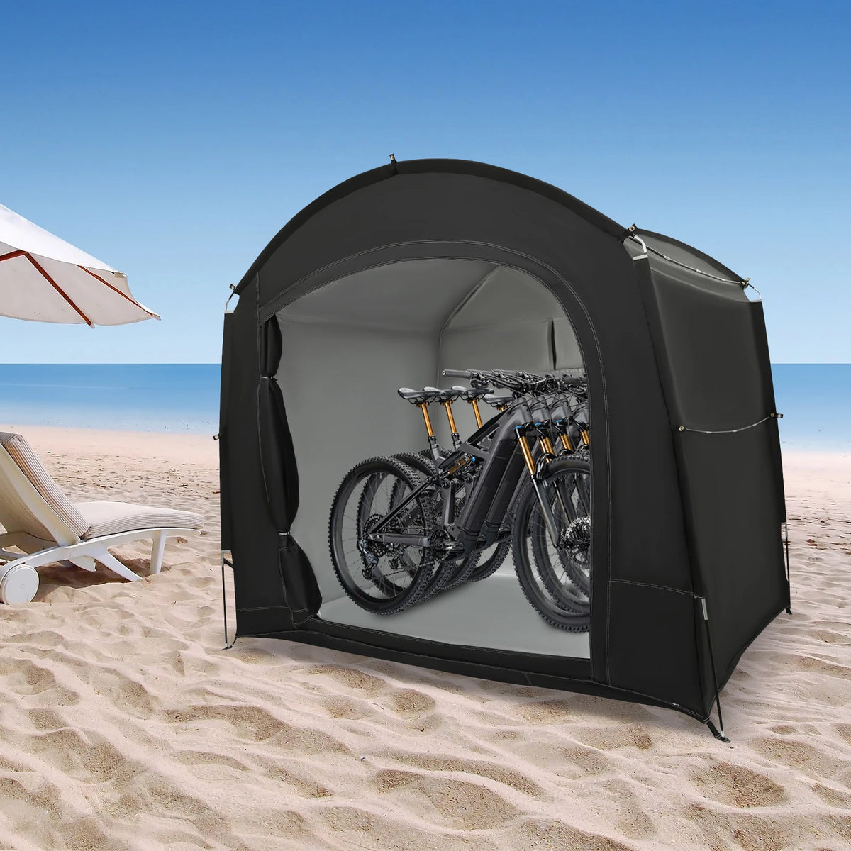 Portable Waterproof Bike Storage Shed For Multiple Bicycles