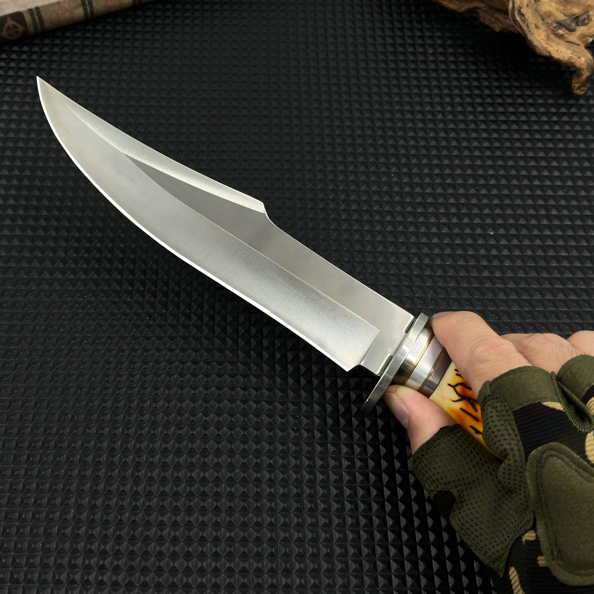 Gdekls Stainless Steel Outdoor Survival Knife With Sheath