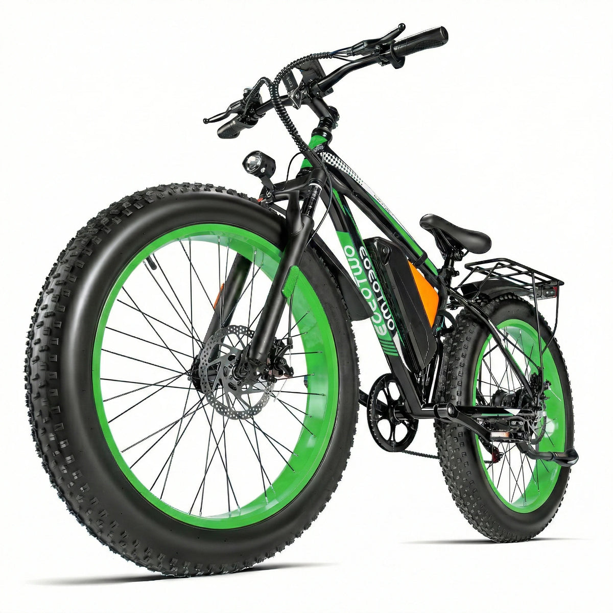 EOEOTWO Fat Tire Electric Bike 1000W 48V 20Ah Mountain Ebike