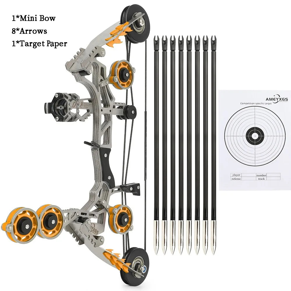 Adjustable Compound Bow With Arrows For Target Shooting