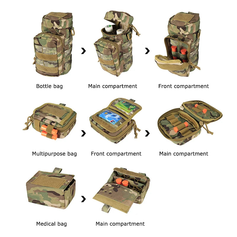Yakeda Tactical Battle Belt Duty Kit For Law Enforcement