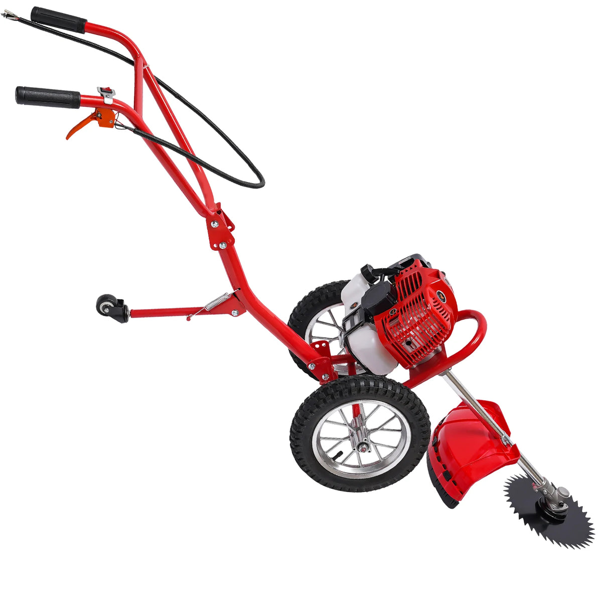 Bymaocar Gas Powered Push Lawn Mower and Garden Edger