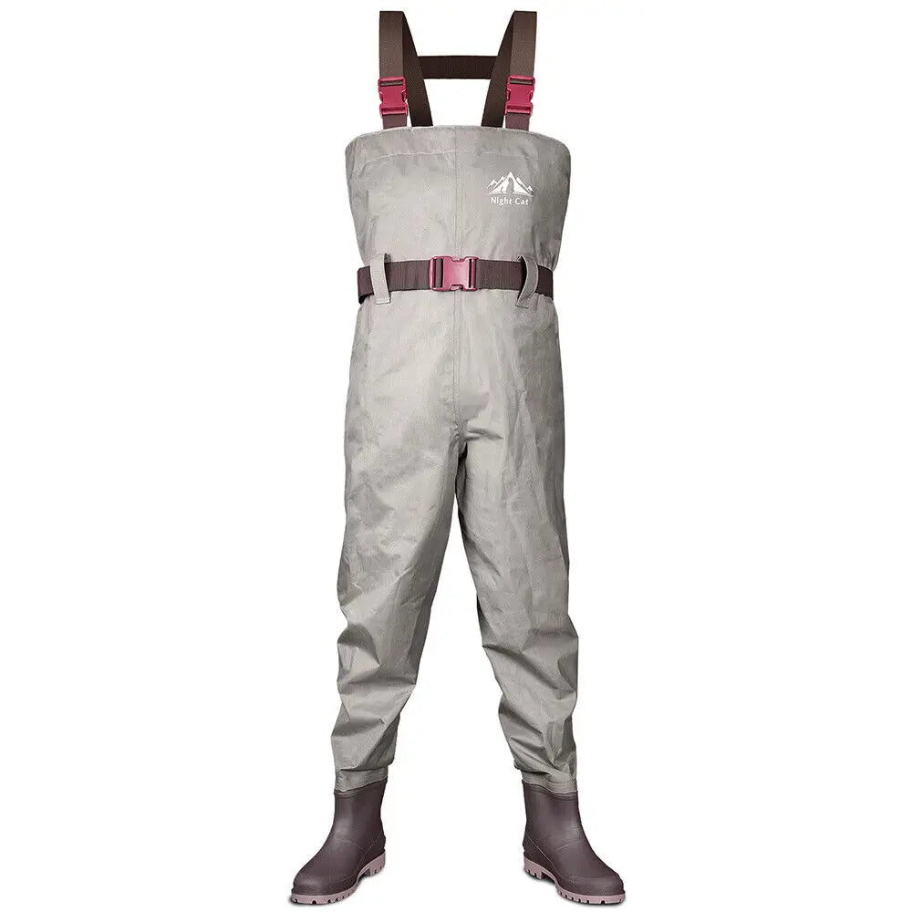 Night Cat Fly Fishing Chest Waders With Boots Waterproof