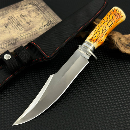 Gdekls Stainless Steel Outdoor Survival Knife With Sheath