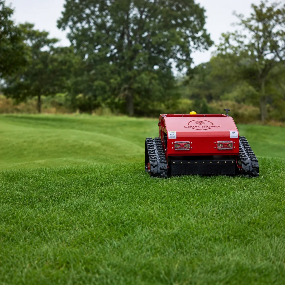 Remote Control Gas Powered Crawler Lawn Mower for All Terrain