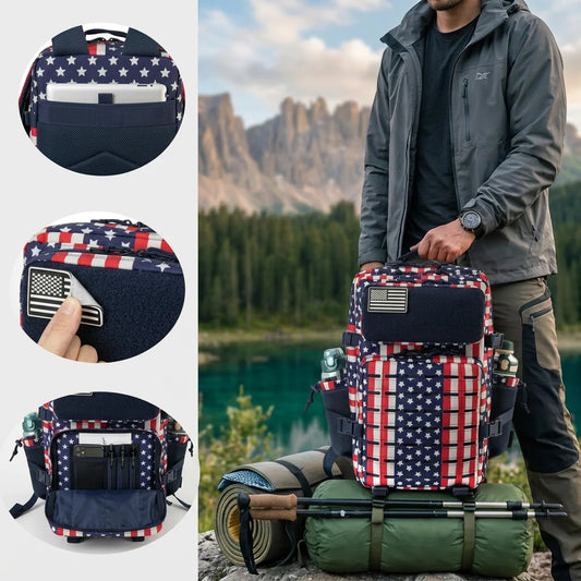 ReFire Gear Tactical Backpack With Molle Webbing For Outdoor Hiking