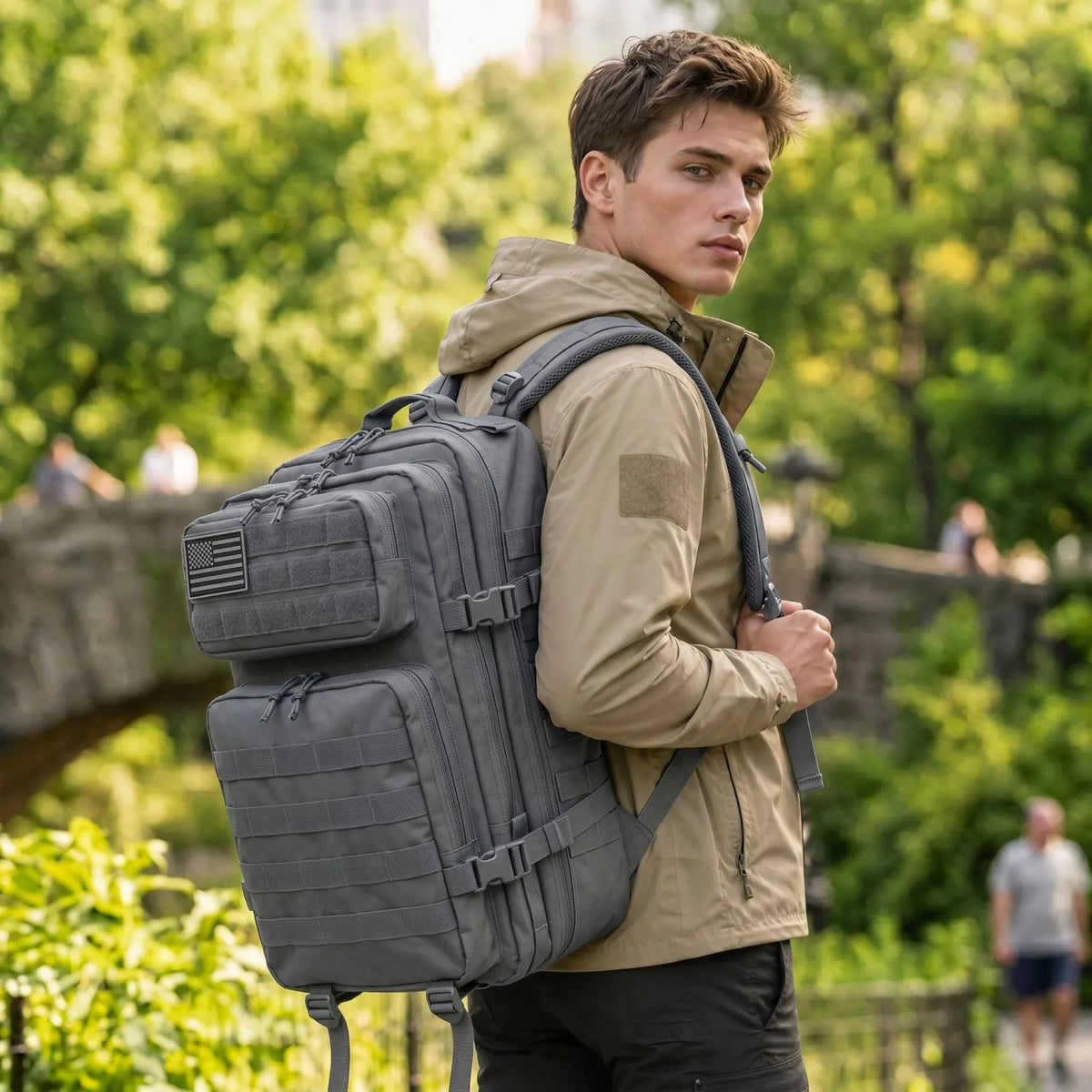 ReFire Gear Tactical Travel Backpack With Molle Storage Design