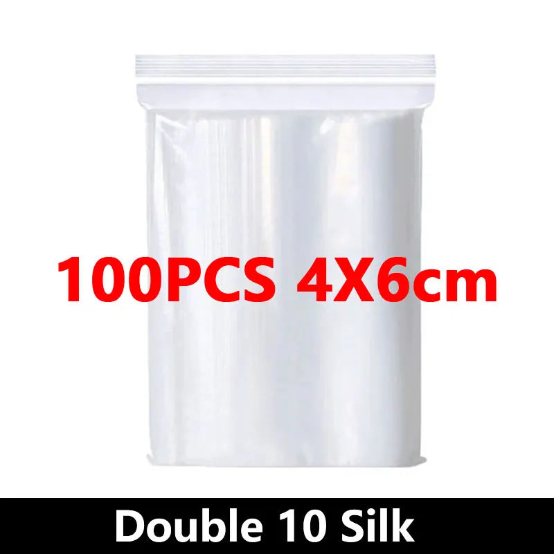 Durable Reclosable Plastic Ziplock Bags For Food And Jewelry