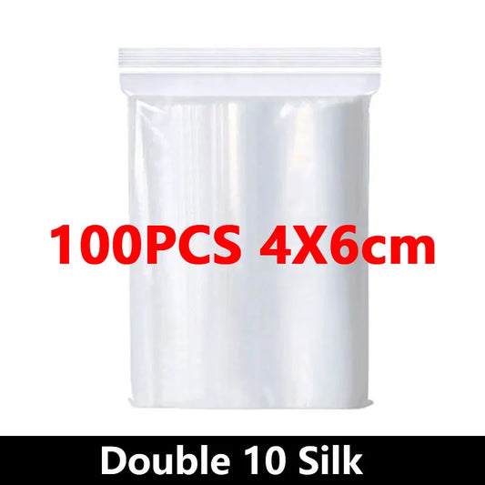 Durable Reclosable Plastic Ziplock Bags For Food And Jewelry