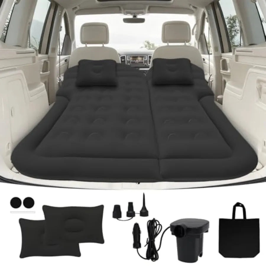 Inflatable Car Air Mattress Portable Camping Bed For SUV Travel