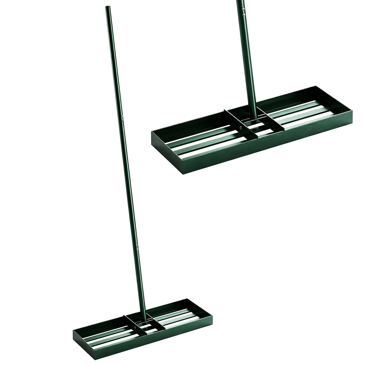 Outsunny Steel Lawn Leveling Rake For Garden Yard Care