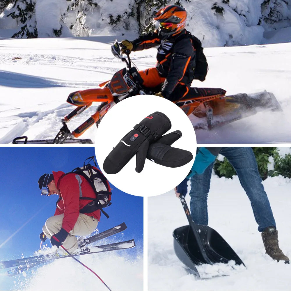DAY WOLF Heated Gloves With Rechargeable Battery For Winter Warmth