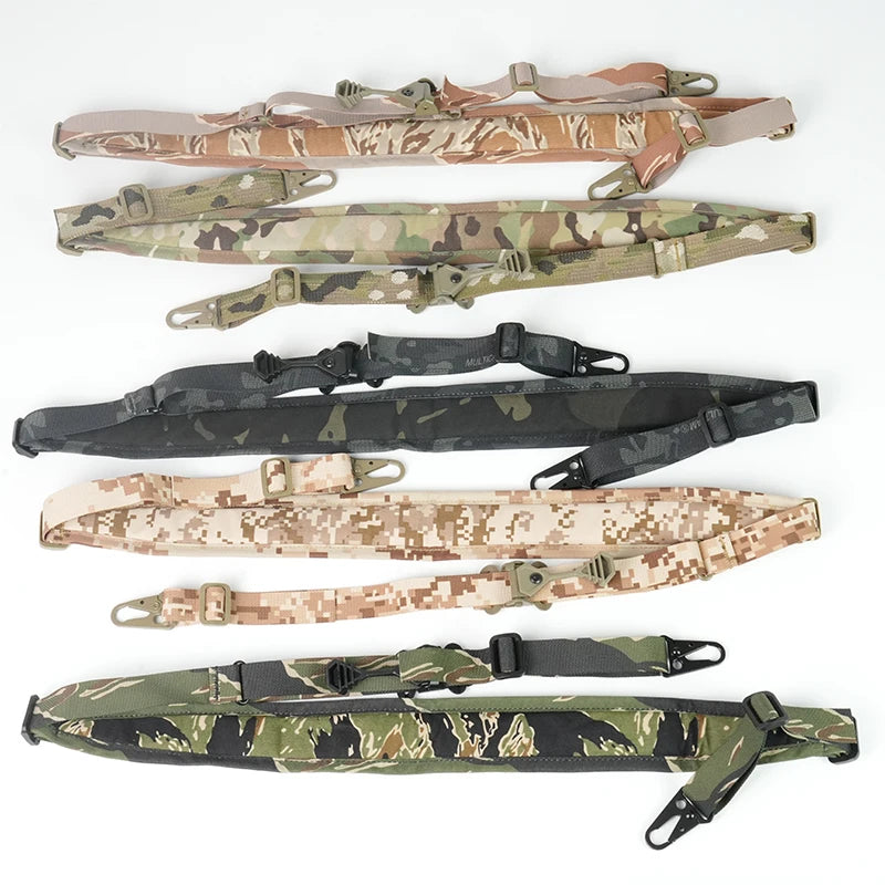 Tactical Two Point Adjustable Rifle Sling With Quick Release Mount