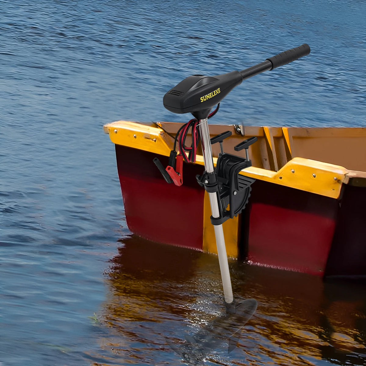 By<b>maocar Retractable Electric Trolling Motor For Boats Kayaks</b>
