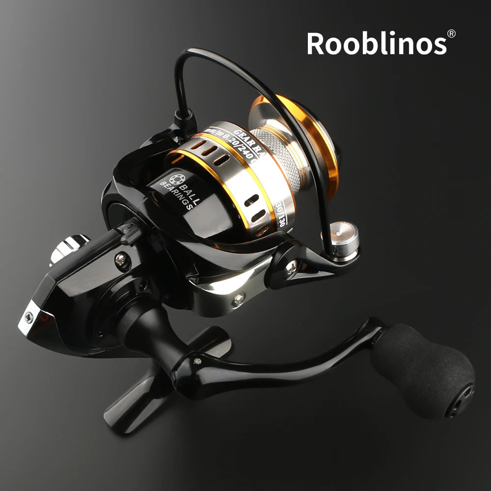 Rooblinos RY Spinning Reel With Aluminum Spool And Smooth Action