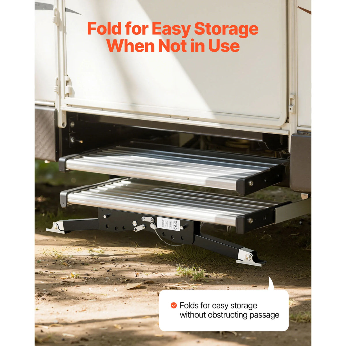 SucceBuy Adjustable RV Step Stabilizer for Campers and Travel Trailers