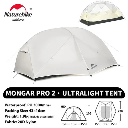 Naturehike Mongar Pro Ultralight Waterproof Backpacking Tent