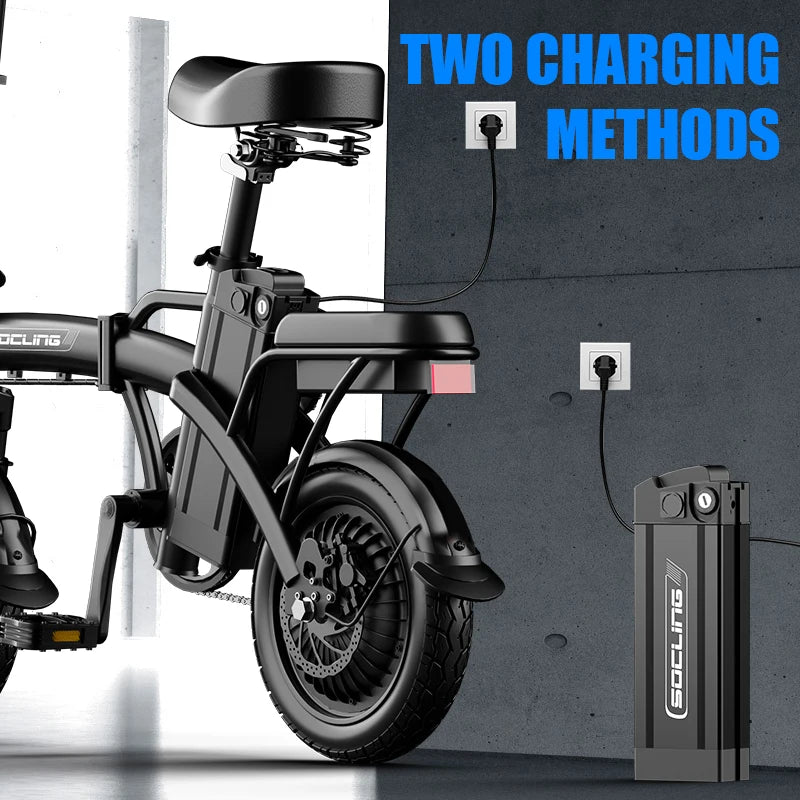 Premium Foldable Commuter Electric Bike Featuring Rapid Charge Lithium Battery