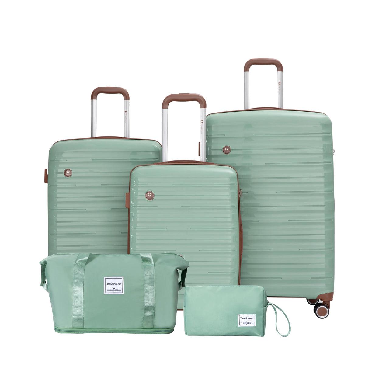 Travelhouse Luggage Set With Spinner Wheels And TSA Lock