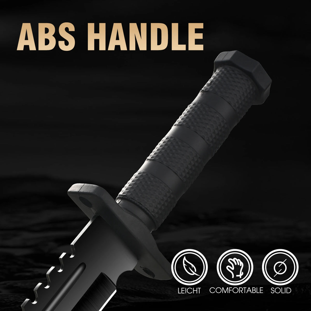Gdekls Stainless Steel Outdoor Survival Knife For Camping Hiking